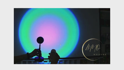 Lampe de Table LED Arc-en-Ciel & Coucher de Soleil – Ambiance LUNO